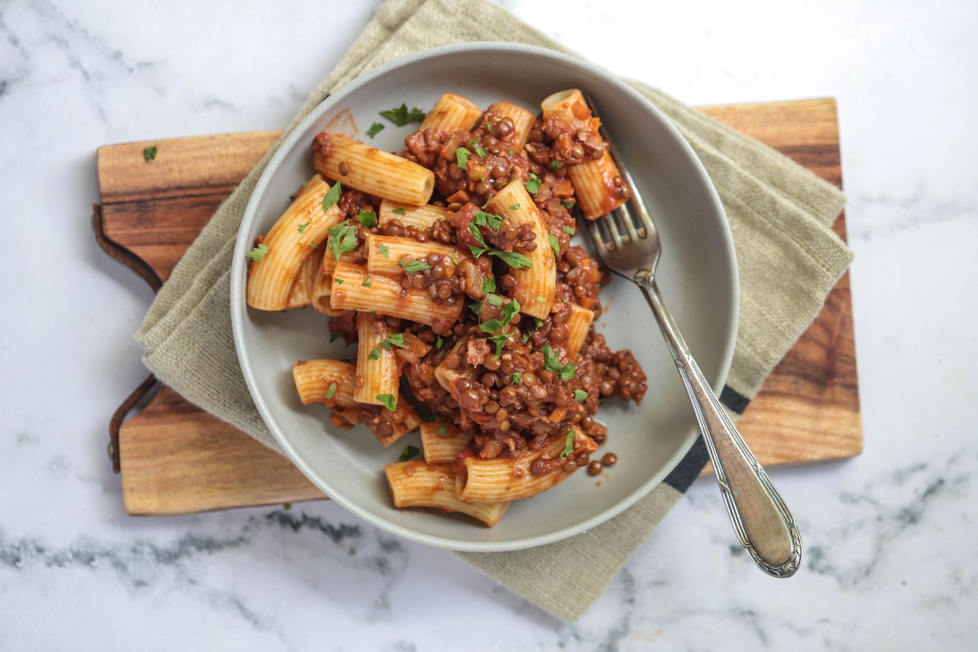 Lentil & Hemp Seeds Bolognese