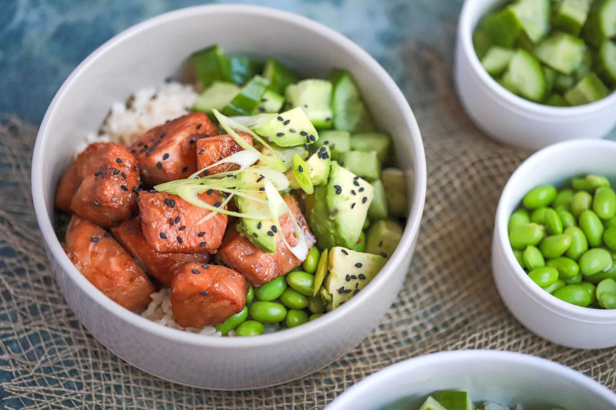 Salmon Teriyaki Bowl