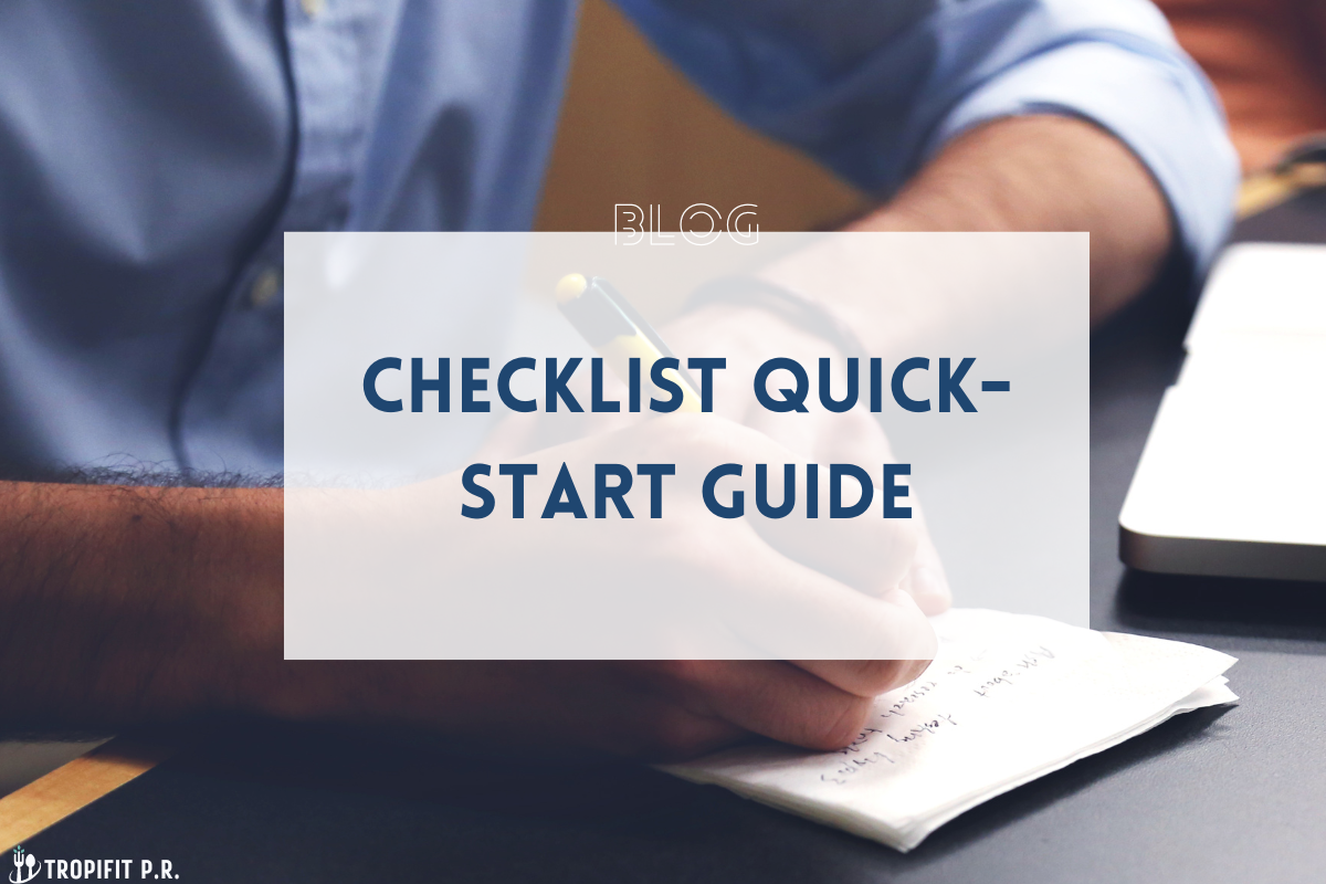 Metabolism Assessment Checklist Quick-Start Guide
