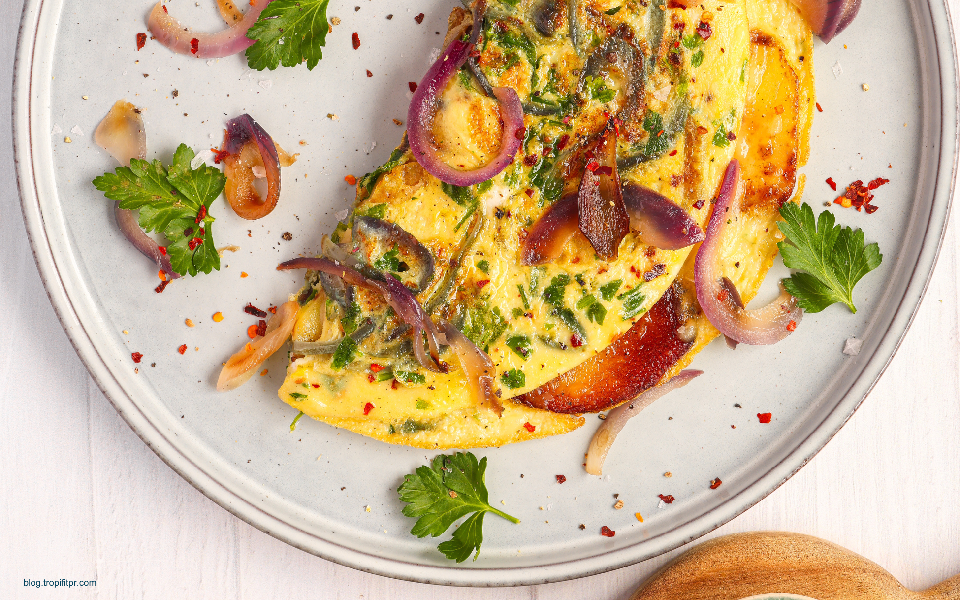 Potato Cheese Omelet