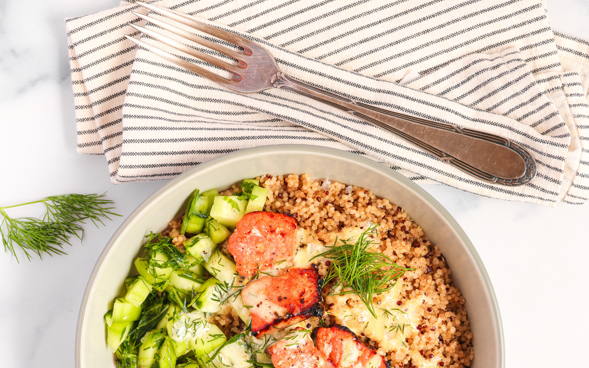 Salmon Quinoa Bowl