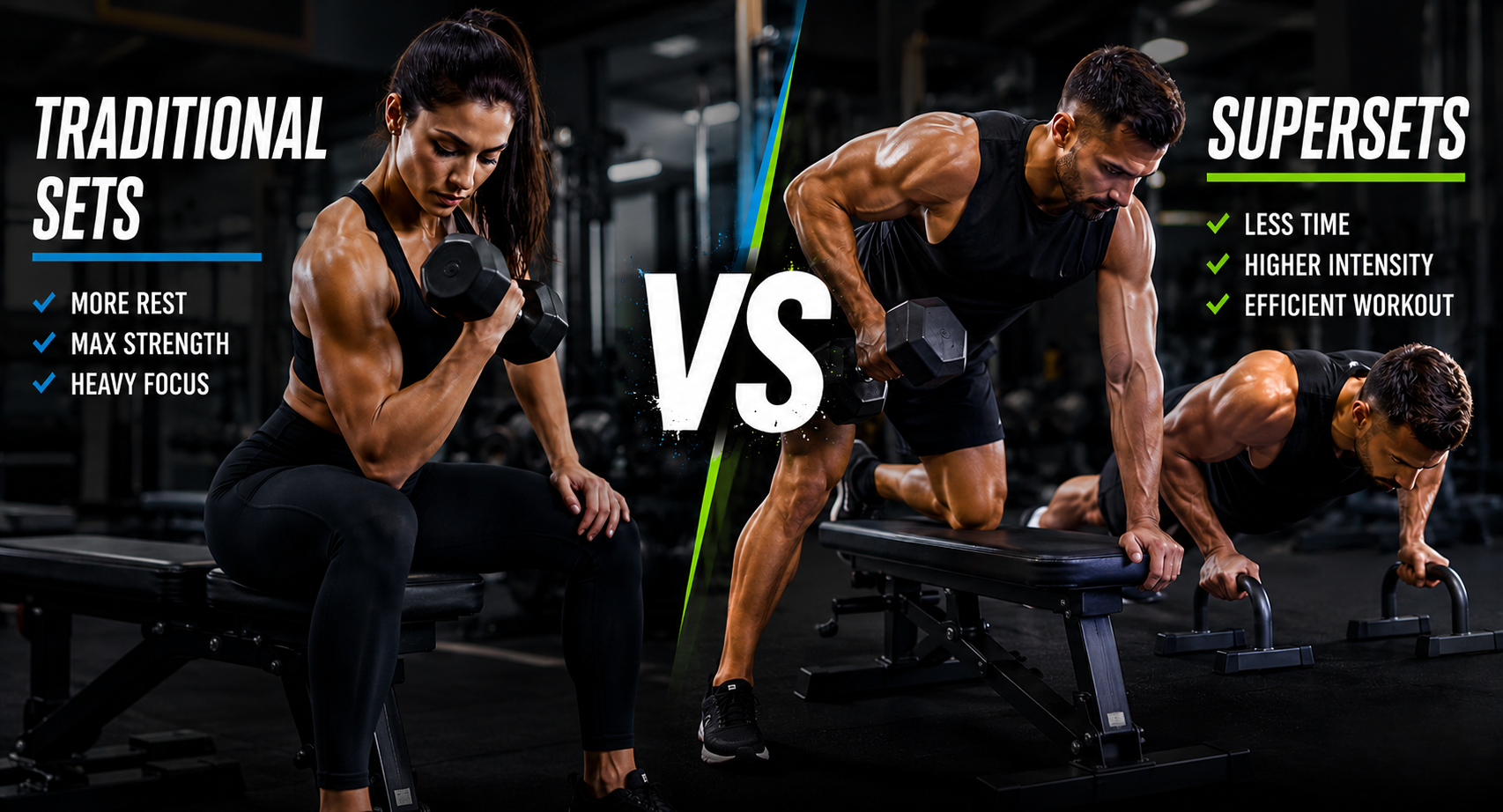 Supersets vs. Traditional Sets: Which One Actually Builds More Muscle?